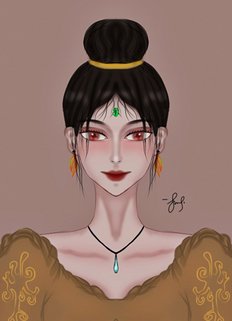 GwiAngel's tweet photo. An Artwork for Shalani Nahara Le'Vamuievos, the female lead of the story 'Trail Of A Single Tear' written by @VentreCanard_Wp 

#VCArtworks https://t.co/VPwlCKSmfR