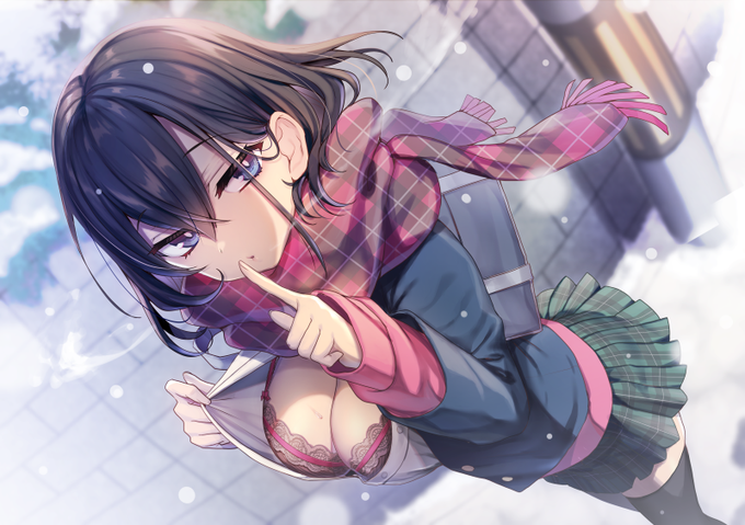 ダウナー系クラスメイトと下校中…♡ 