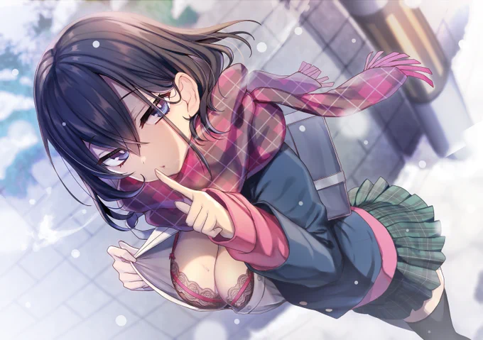 ダウナー系クラスメイトと下校中…♡ 