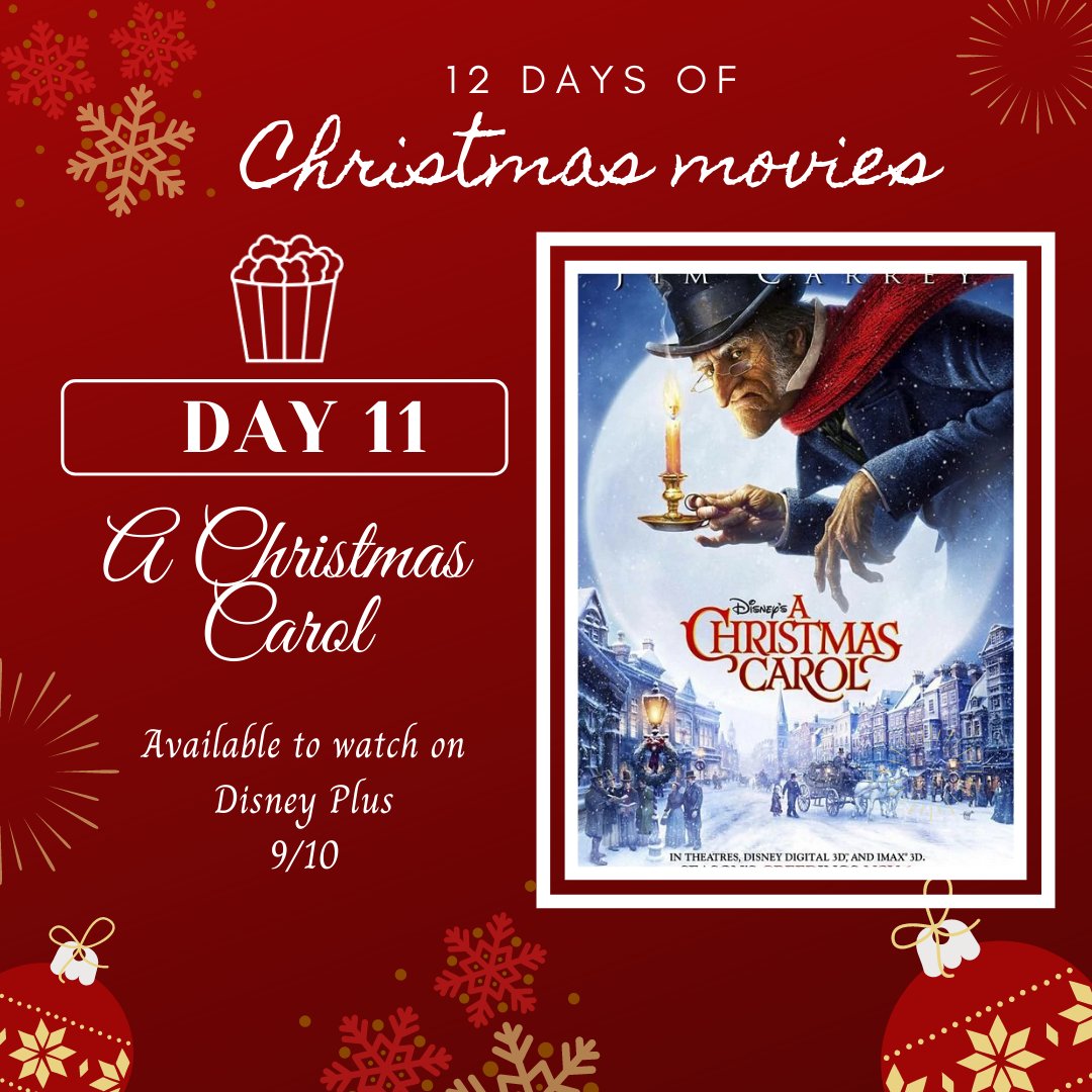 🎄12 Days of Christmas Movies🎅
A bit of festive fun- counting down the days until Christmas with a movie to watch a day. P.s one more to go!

Day 11- A Christmas carol 🕯

#christmas #unilife #students #moviecountdown #christmasmovies #12daysofchristmasmovies #achristmascarol
