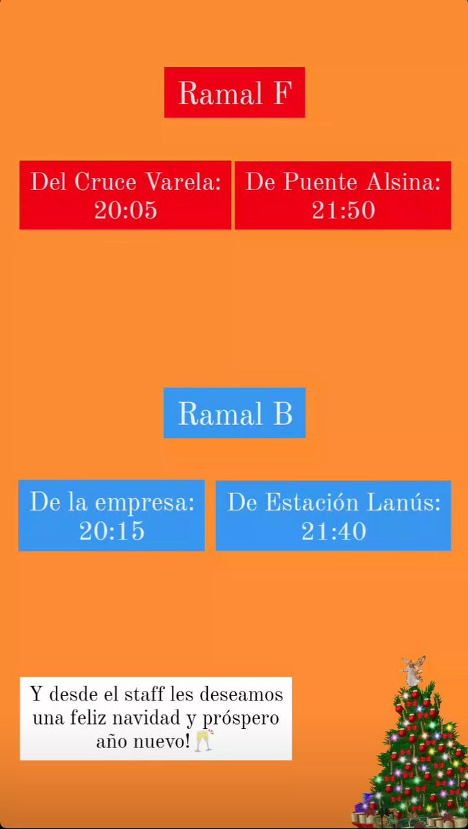 Buenas tardes!
Les dejamos una foto de los horarios de los últimos servicios de mañana.