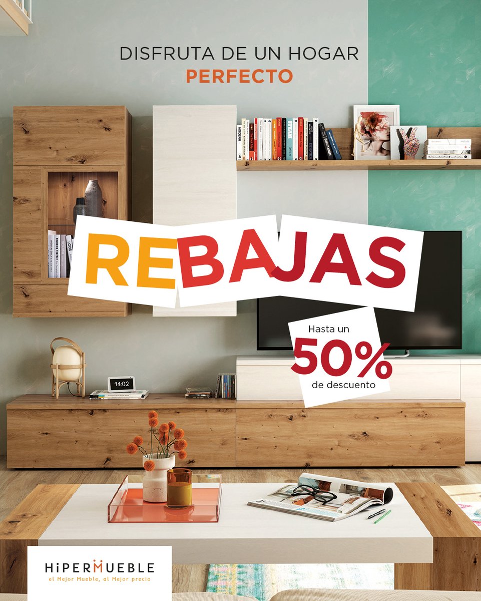 HIPER_MUEBLE's tweet photo. En REBAJAS ser feliz cuesta muy poco 🧡

Descuentos de hasta un 50% en Rebajas con una gran exposición donde encontrarás Salones, Dormitorios, Armarios, Sofás, Chaise longues, Juveniles, Auxiliares, Colchones y Decoración. 

https://t.co/LjwWCO66EU https://t.co/43PziMULjx