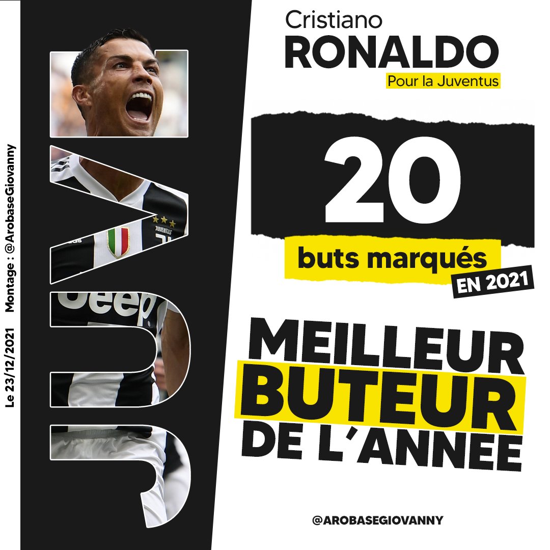🔴 La Juventus a fini tous ses matchs en 2021.

Cristiano Ronaldo fini donc officiellement meilleur buteur de la Juventus en 2021.

Il a joué son dernier match à la Juve en MAI.