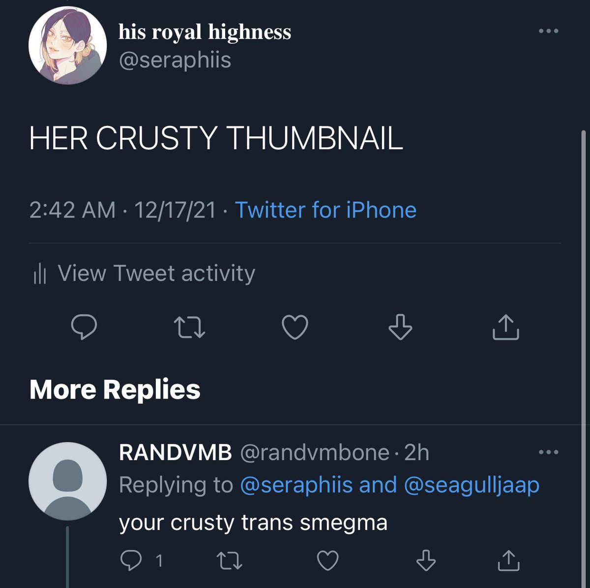 keep an eye out y’all…the right officially knows about our crusty trans smegma. all that’s left is for them to find out about our REAL agenda: having fucking rights