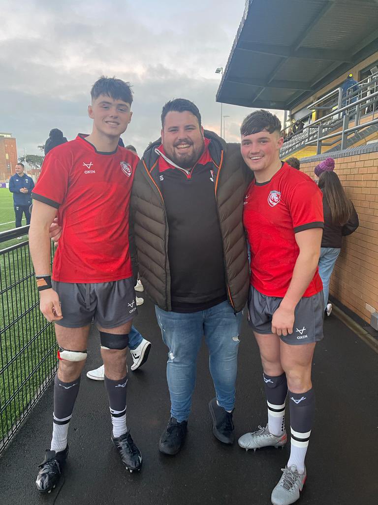 U15SSRU's tweet photo. An absolute pleasure to get up and watch Keillen and Freddie, these ex schoolboys playing for Gloucester today against Bristol. Da iawn boys https://t.co/bQkM38Gwi3
