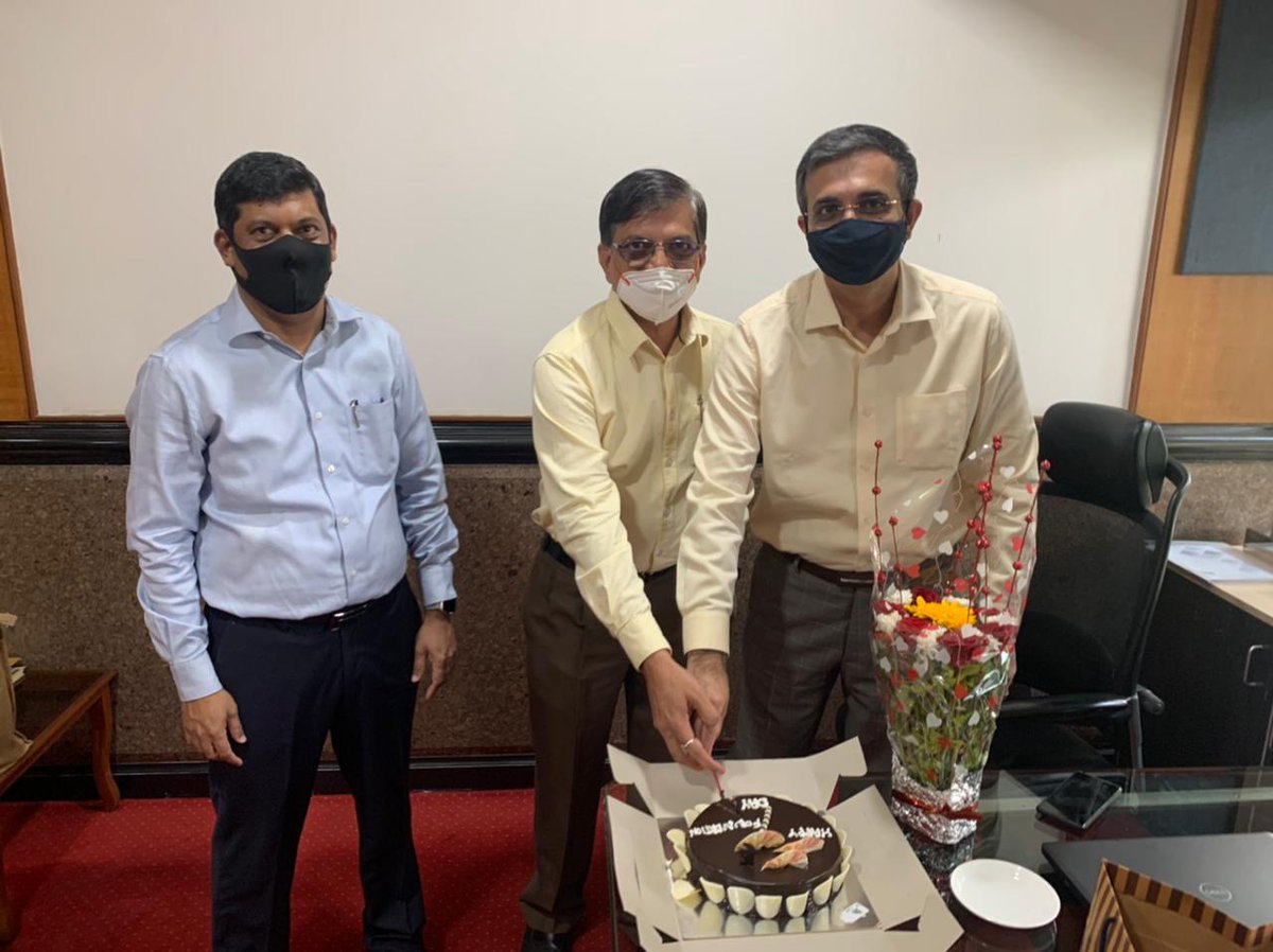 Celebration of Foundation day of GTL. Best wishes on behalf of <a href="/IndianOilcl/">Indian Oil Corp Ltd</a> were conveyed to Shri Devan Bhuch, CEO  and his team on this occasion