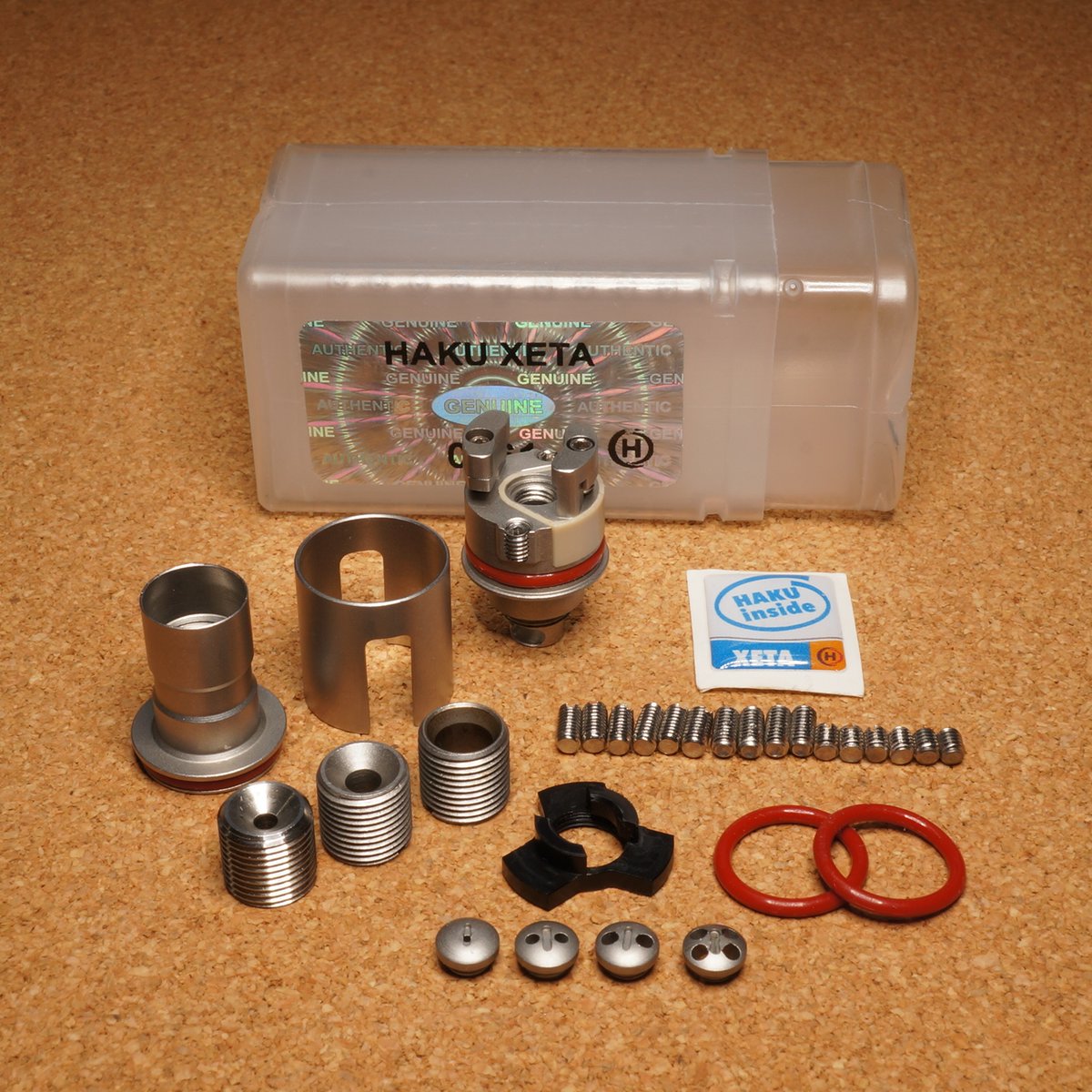 VAlphaline's tweet photo. Haku Engineering|Haku XETA RBA 入荷。国内入手困難の大人気アイテムです。コンデションは僅かな使用感程度で非常に良好な状態となり、レア物オプションも複数付属しますので、是非お見逃し無く!😋😘😜DM大歓迎 #HakuEngineering #Haku #Xeta #RBA #Boro #Vape #vape好きな人と繋がりたい #vape放出 https://t.co/zJifXz3iq1