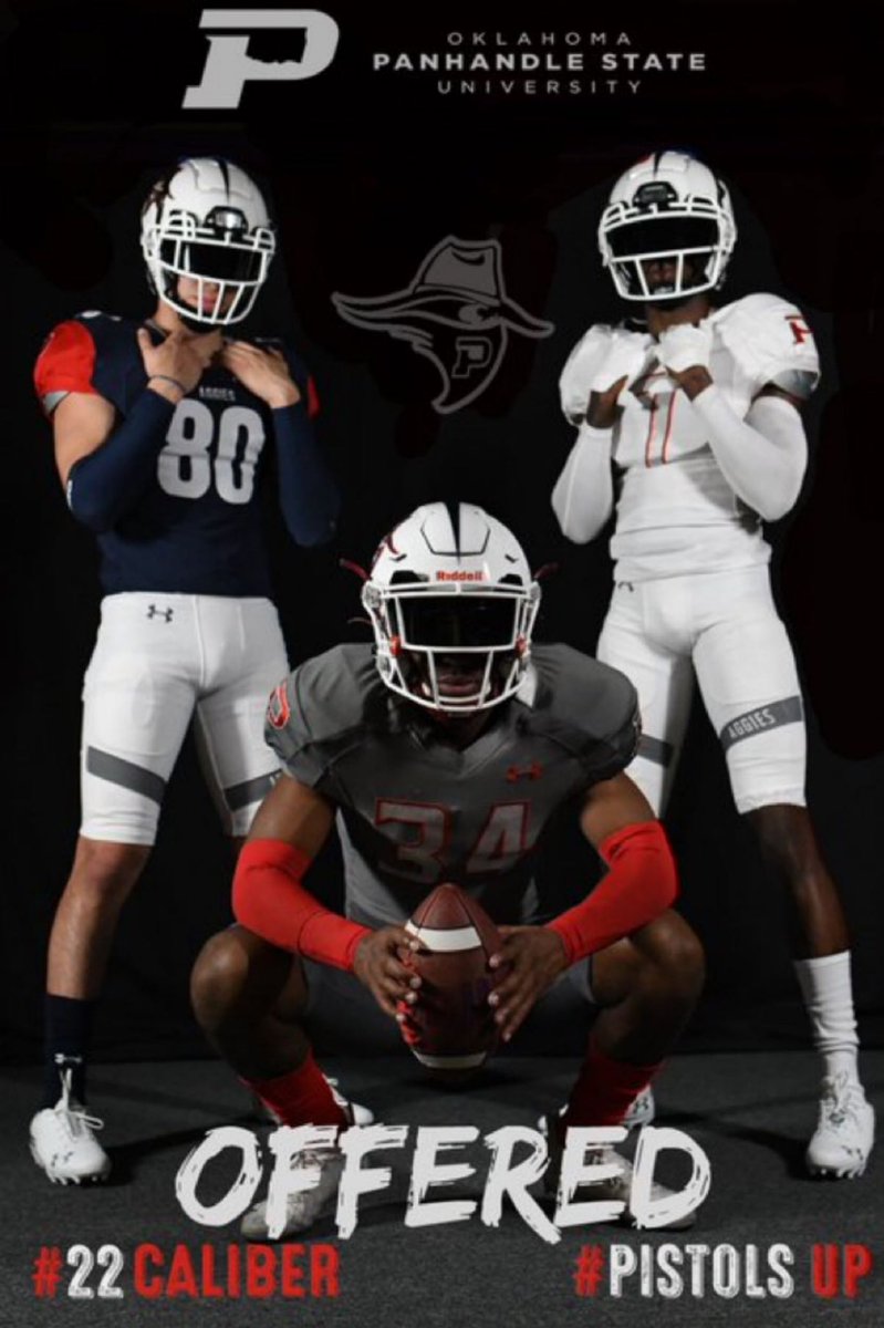 After speaking with <a href="/CoachMojo4/">Bob Majeski</a> I am honored to be able to receive an official offer from Panhandle State University to further my academic and football career! <a href="/CLuetjen/">Coach Luetjen</a>