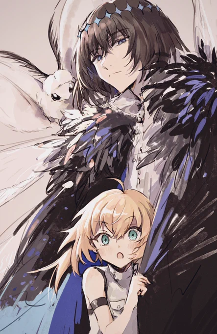 オベロンとミニキャストリアちゃん 