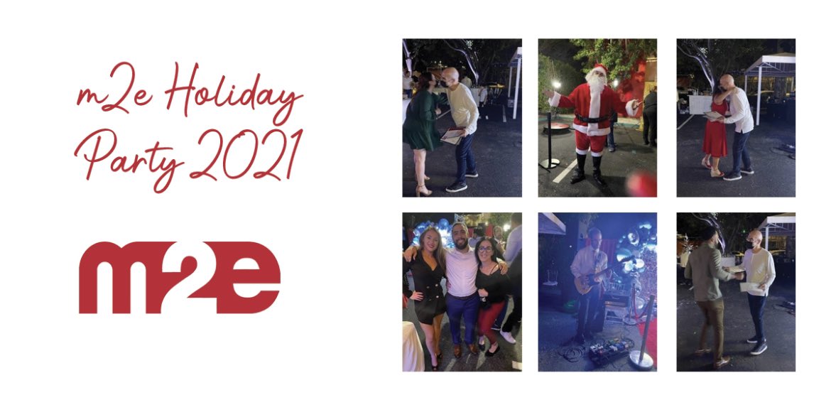 m2eConsulting's tweet photo. It's been a week today since our annual Holiday Party. We were so fortunate to have our m2e family all in one place. Look for the album soon for all holiday pictures. #family #Holidays #holidayparty #culture #engineers https://t.co/ENAJClVC86