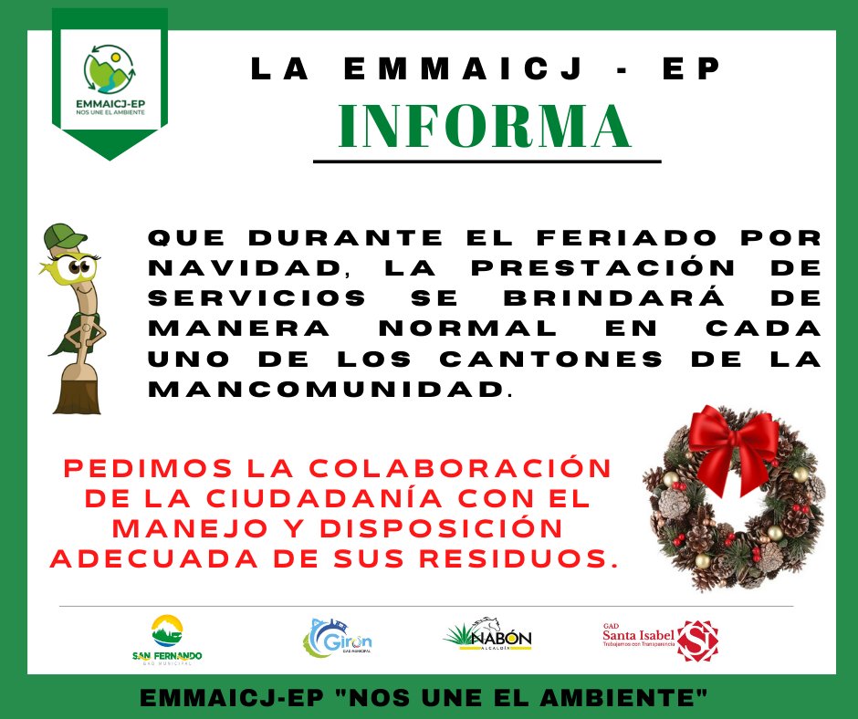 ‼ INFORMACIÓN IMPORTANTE ‼

<a href="/GADSANFERNANDO1/">Gad San Fernando</a> <a href="/Municipio_Giron/">Municipio de Girón</a> <a href="/Alcaldia_SI/">Alcaldía Santa Isabel</a> <a href="/AlcaldiaNabon/">@Alcaldía_Nabón</a>