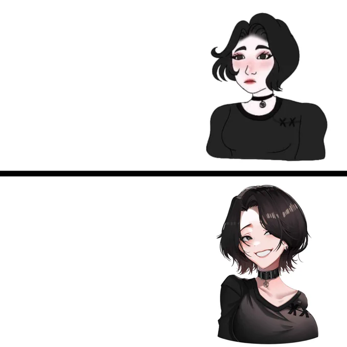 Araki's female characters
vs
Araki's background female characters https://t.co/wdw6Lei8Ie 
