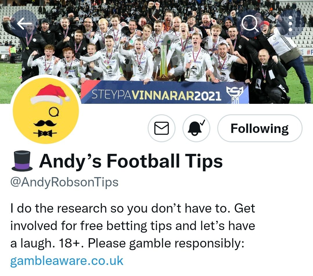 BlueNoseMurph's tweet photo. @AndyRobsonTips https://t.co/358WDH5DyO