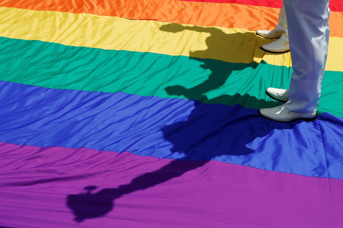 Openly's tweet photo. 💍 2021 was a landmark year for same-sex marriage, with Chile, Switzerland and Costa Rica all passing new laws. 🏳️‍🌈

💵 Researchers and #LGBT+ activists say marriage equality also brings economic benefits - from weddings to tourism.

Here's why. 👇🧵
https://t.co/tIfggylG61 https://t.co/Npq7TGu73z