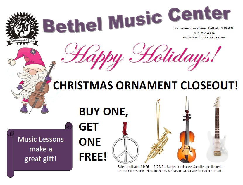 BMCMusicSource's tweet photo. There is still time to deck your halls with musical instruments!  
BOGO musical ornament closeout sale is still happening!

 https://t.co/H6fKLGKzP0 https://t.co/zyWzK6NQYY