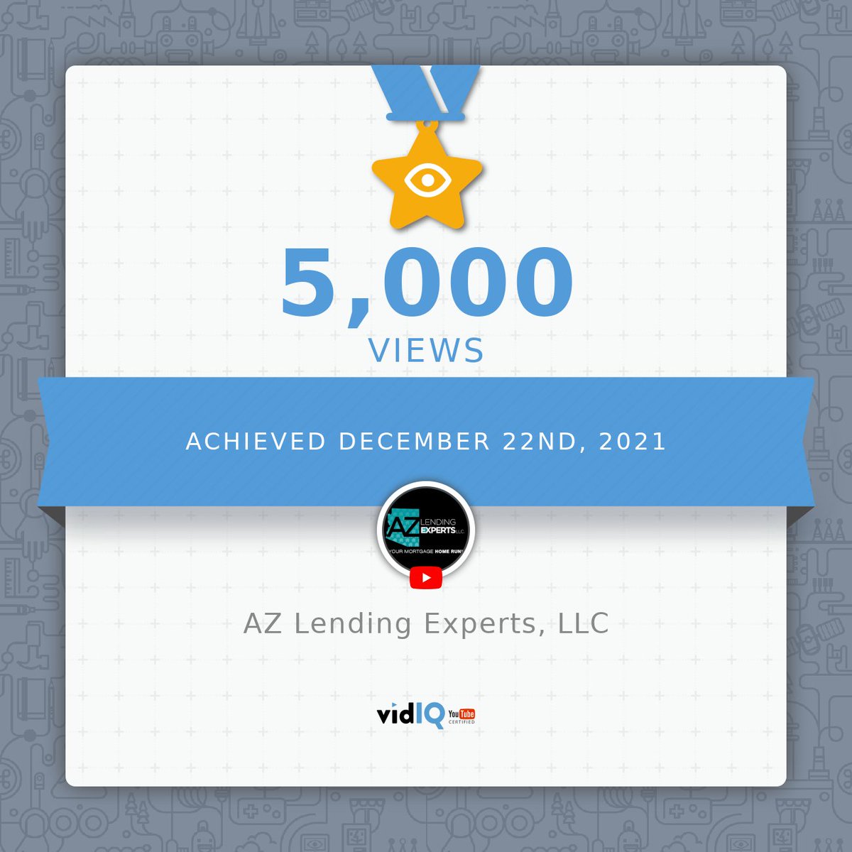 azlendingexpert's tweet photo. Thanks @vidIQ for letting us know that we reached another milestone!

🎉 4,000 views and counting on #YouTube 🎉

See our latest videos: https://t.co/QSLZauJgiV https://t.co/DdZ6vTyjAC
