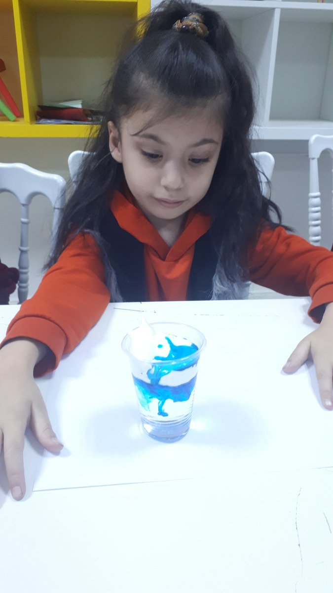 1-B SINIFI yağmur bulutları deneyi