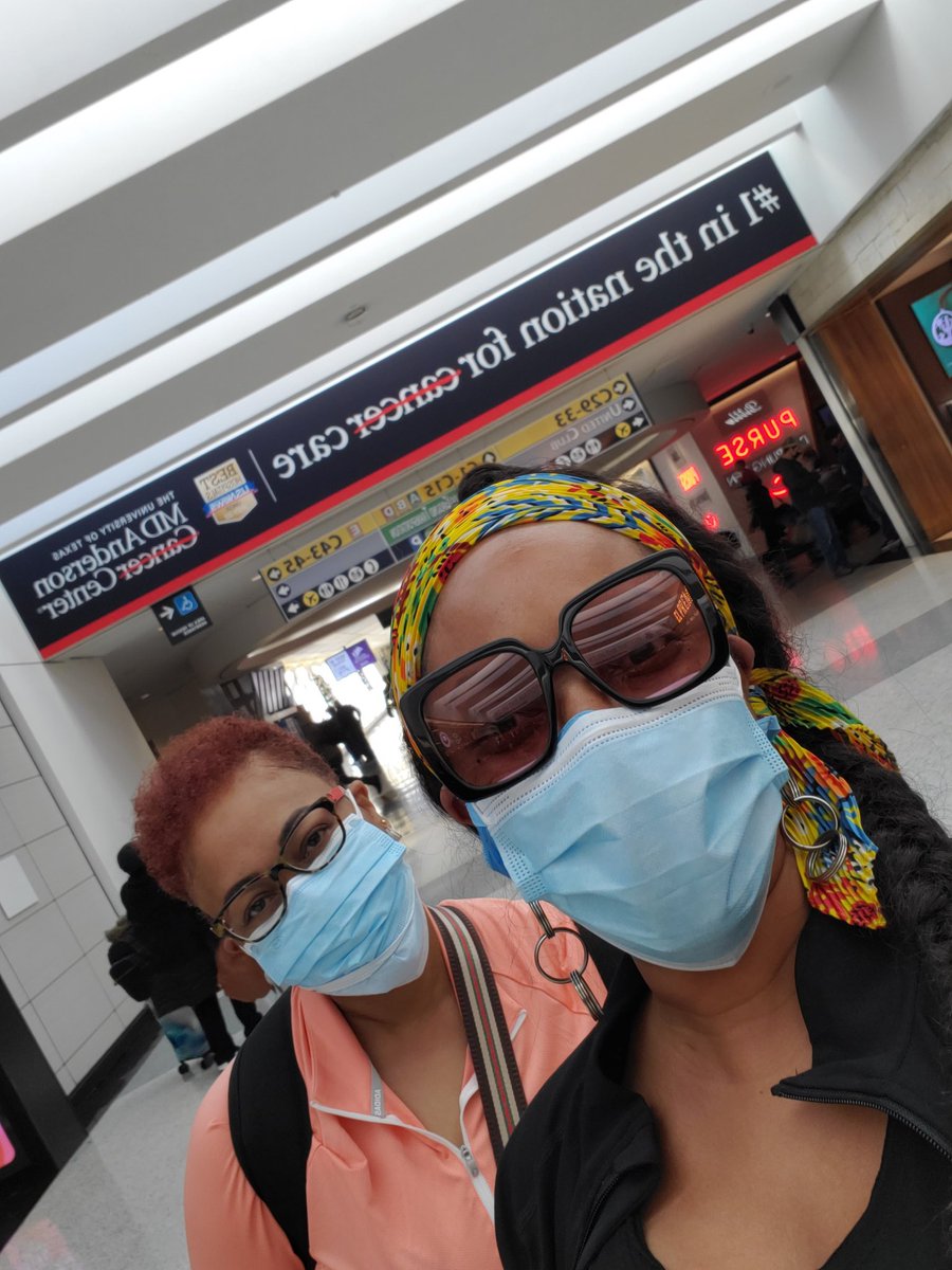 We are vaxxed, boosters on deck &amp; negative tests! Essential workers escape to Christmas in Costa Rica 🇨🇷 It's a must that we always get a pic with the MDA sign in the airport 😉 #MDANurses #RestAndRelaxation #OverdueVacay
