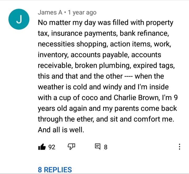 spinereader's tweet image. Listening to the Charlie Brown Christmas OST and trying not to cry at the comments