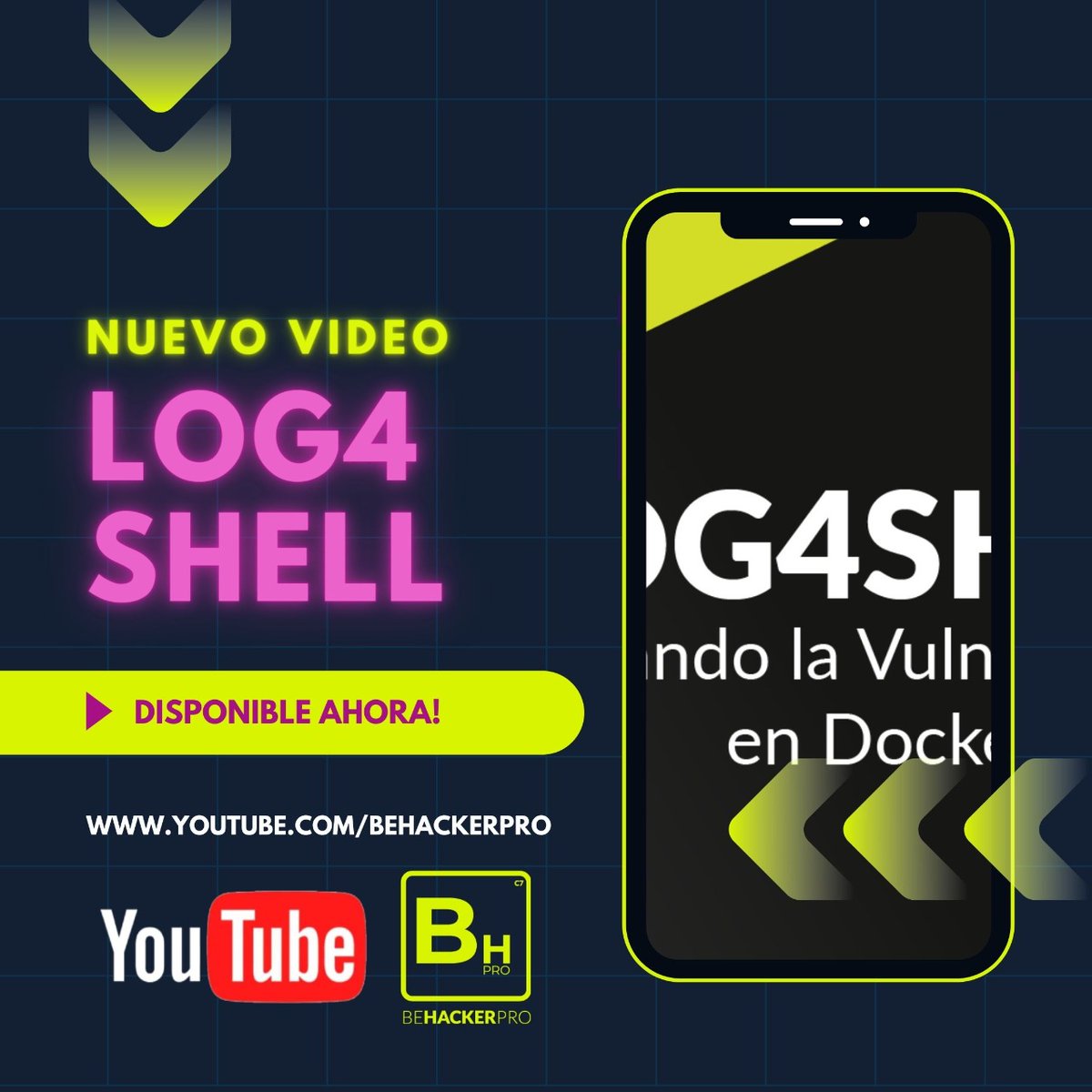 behackerpro's tweet photo. 🔴Ya viste el video donde explicamos como explotar la vulnerabilidad #log4shell ?
Entra ahora a nuestro canal de #youtube y descubre cómo hacerlo!
Te dejamos el link 》https://t.co/CljZiiCA9C
Recuerda suscribirte!

#vulnerability #hacking #exploit #ciberseguridad #ethicalhacking https://t.co/I1PR3LqdI7