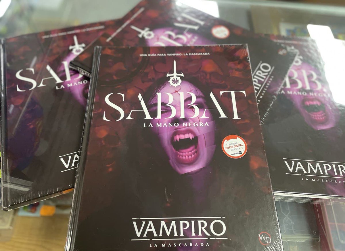 GenXGoya's tweet photo. Sabbat llega a nuestra tienda!🧛♂️
El universo de Rol de Vampiro se expande cada vez mas, y hoy nos ha llegado la ultima novedad del universo!.
#Rol #VampiroTheMascarade #LibrodeRol #Expansion #NoSoloRol #GeneracionX #Sabbat https://t.co/I8gkAFdawg