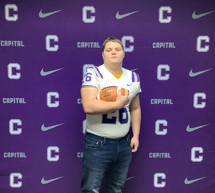 After a great visit at <a href="/CapitalU_FB/">Capital University Football</a> I’m blessed to have received an offer from Capital University thank you for the opportunity <a href="/CoachMWright/">Matthew Wright</a> <a href="/CoachFoos/">Brian Foos</a> <a href="/chselksfootball/">Centerville Football</a> <a href="/TheHerdCHS/">The Herd™</a>