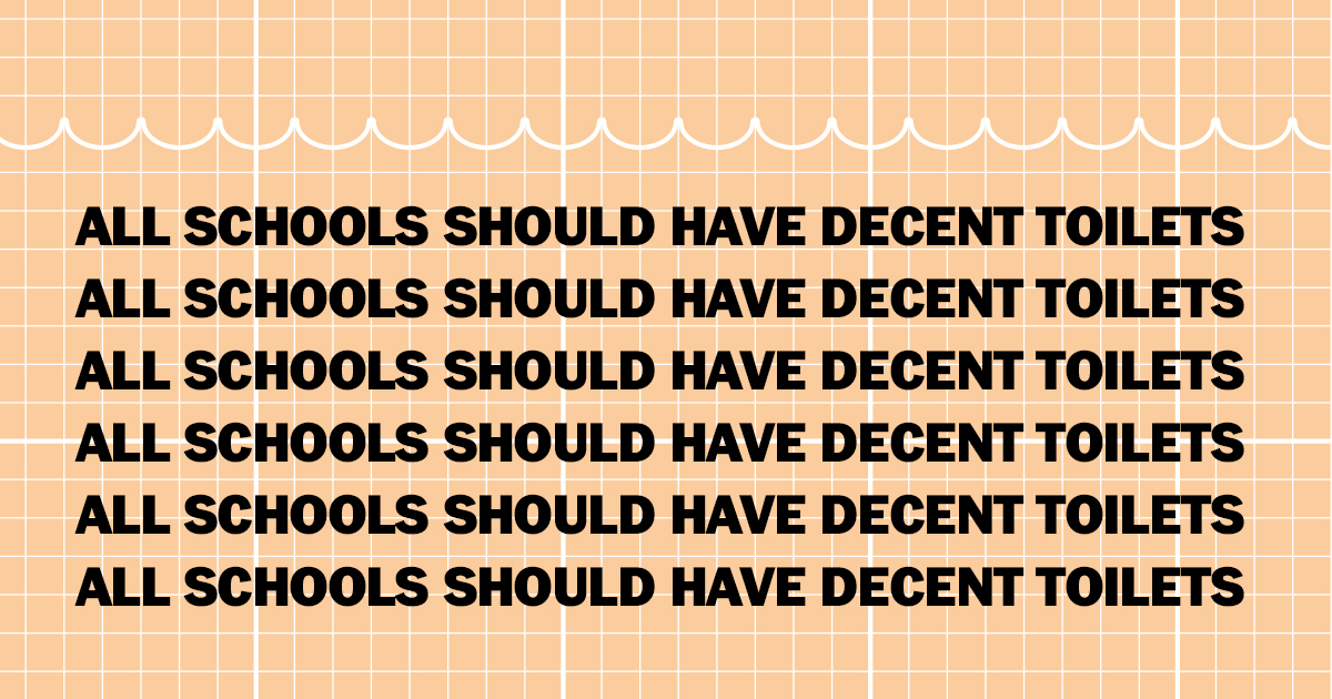 WaterAidCanada's tweet image. Clean water and decent toilets in schools. This sounds normal. And it should be.

Join our #ThirstForKnowledge appeal and help us bring decent toilets to schools around the world - bit.ly/ThirstForKnowl…