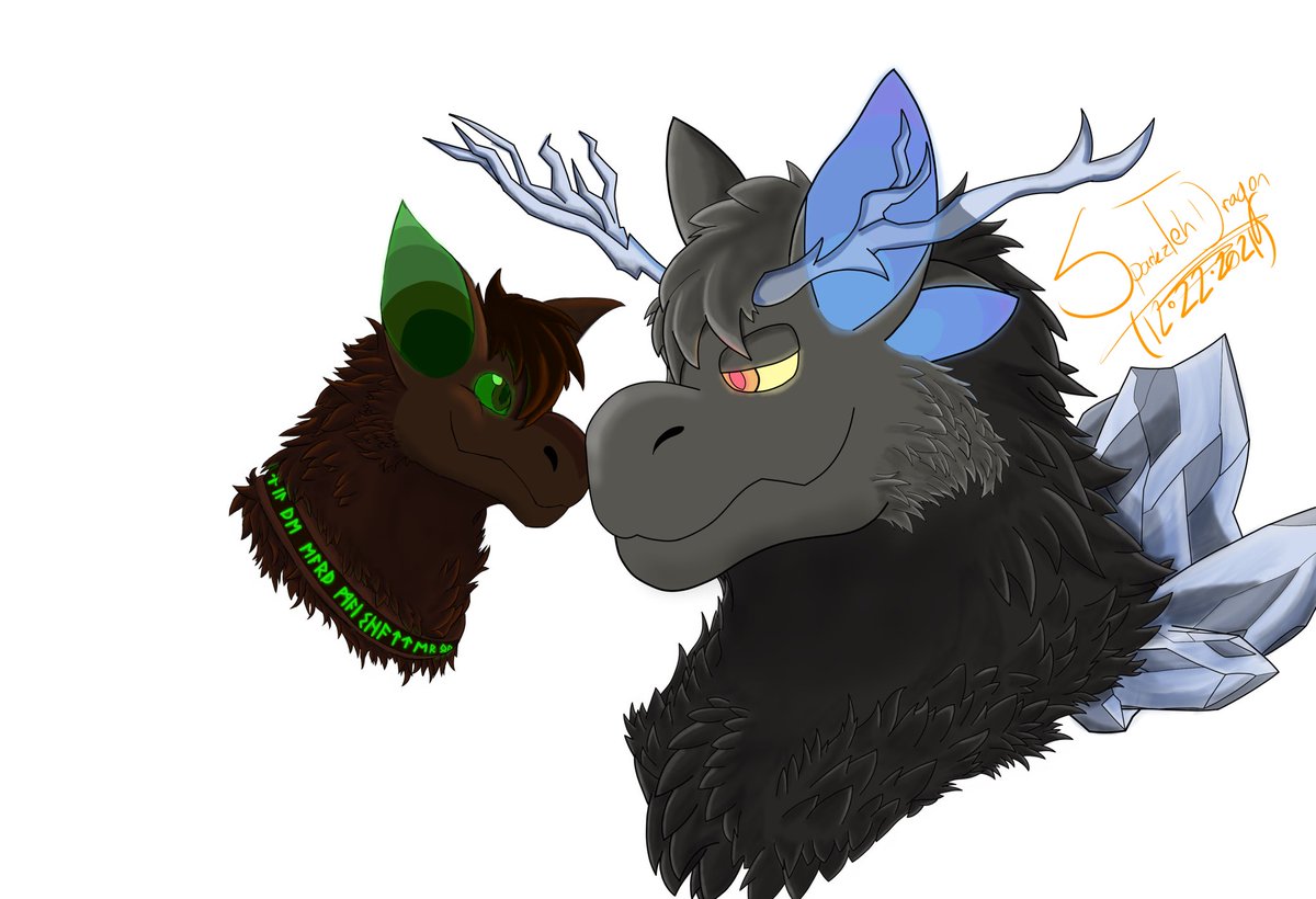 ArztySparkz's tweet image. Just finished a couple more pieces of art before I move onto finishing my last commission that I can work on for the time being. Thank you all, commissions will open relatively soon. #ArtistOnTwitter #dragon #Soundbyte #artist #digitalart