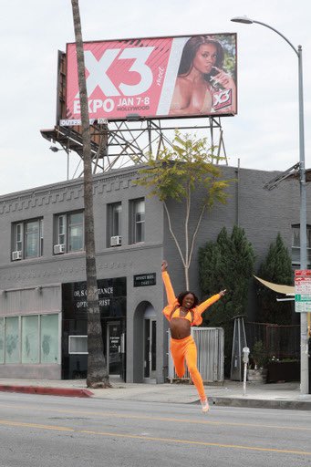 1 pic. Look Ma I’m on a billboard in Hollywood for the @x3expo show ? I’m so excited make sure you get