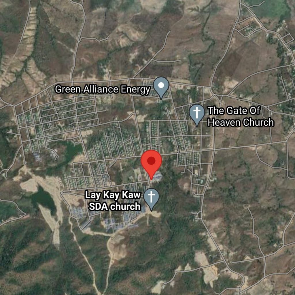 TTFR__Myanmar's tweet photo. Around 10:20pm 23 Dec, Myanmar military terrorists start airstrikes on #Lay_Kay_Kaw and trust sources said there are at least 8 bombs laid by junta
@UN hear our voices &amp; declare #NoFlyZoneInMyanmar  Action need
#WhatsHappeningInMyanmar https://t.co/UBydqJg8BO