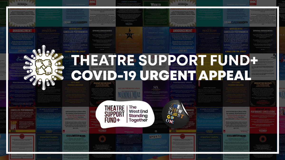 theatre_support's tweet photo. After reopening for just a few months Covid19 is again causing a major crisis in the theatre industry. https://t.co/Mb7um6ubDq