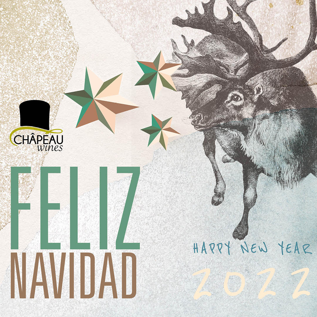 Todo el equipo de #ChâpeauWines 🎩os deseamos que paséis una muy feliz Nochebuena en compañía de vuestros seres queridos. 
💫¡Feliz Navidad!