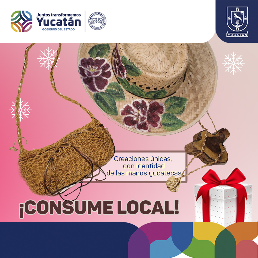 CAEYYucatan's tweet photo. En esta época #navideña, visita nuestras tiendas donde encontrarás el regalo perfecto, contamos con una extensa gama de creaciones hechas por las manos artesanas de #Yucatán, ¡Te esperamos!
🎁🎁🤲 https://t.co/actSlkTlVi