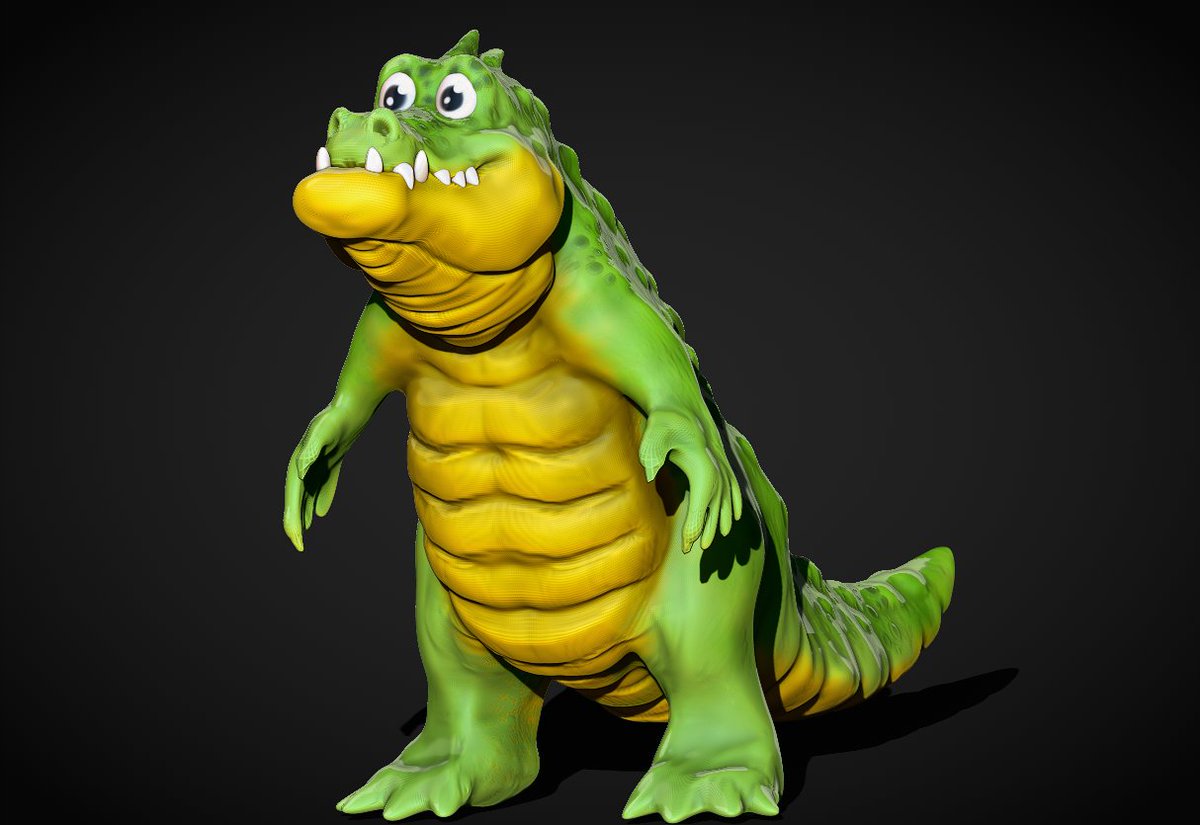 vankev's tweet photo. #render #Croc
#3D #zbrush #cartoon #character #renderall #wrex https://t.co/9EnRlh4P4l