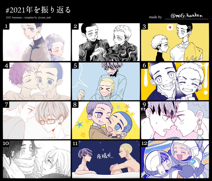 # 2021年を振り返る テンプレお借りしました!
はちみつ年🐝🍯 