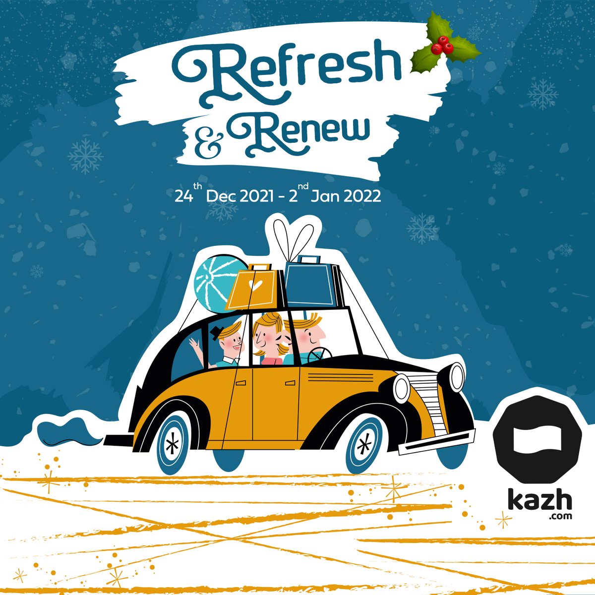 KazhFintech's tweet photo. Time to Refresh &amp; Renew - Refresh mode on ! ... OOO from 24th December 2021 to 2nd January 2022.

#RefreshAndRenew #TimeForRefresh #TimeForRenew  #EmployeeExperience https://t.co/COsazDy12c