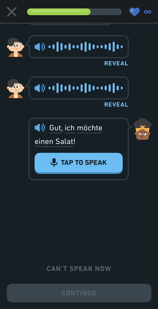 duoplanet's tweet photo. New mode for #Duolingo Stories! 📚 🎉 

Conversation mode appears to be a combination of the old Listening and Speaking modes 👇 https://t.co/5EFtj7uzbK