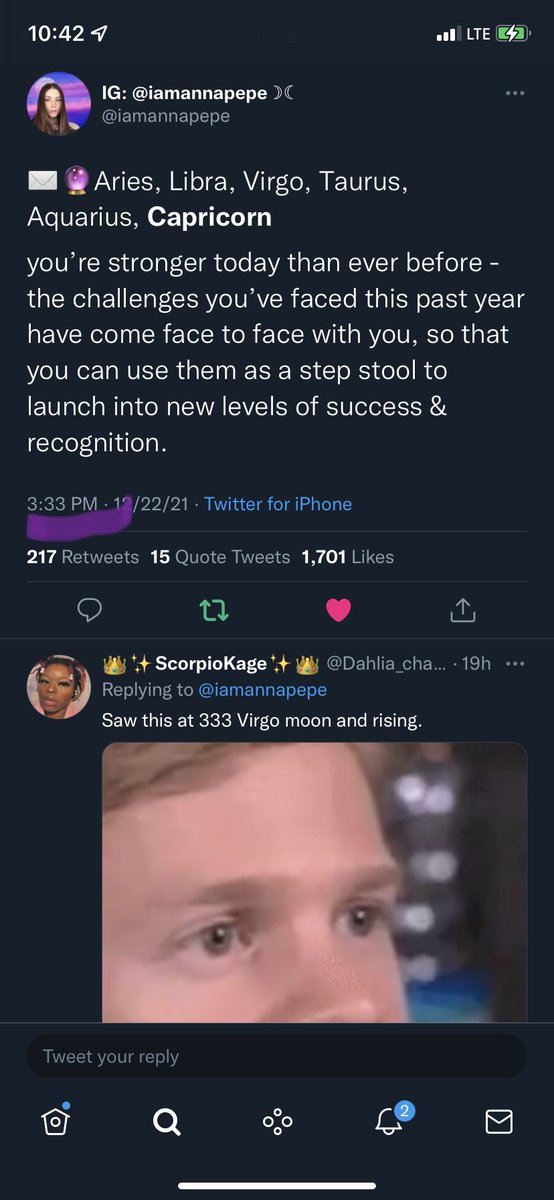 CapriiRayyy's tweet photo. @iamannapepe ✨333✨ Capricorn ☀️ Aquarius 🌙 it’s funny I’ve been seeing 333 a lot these past few days 👀👀 https://t.co/isnAiVMhC6