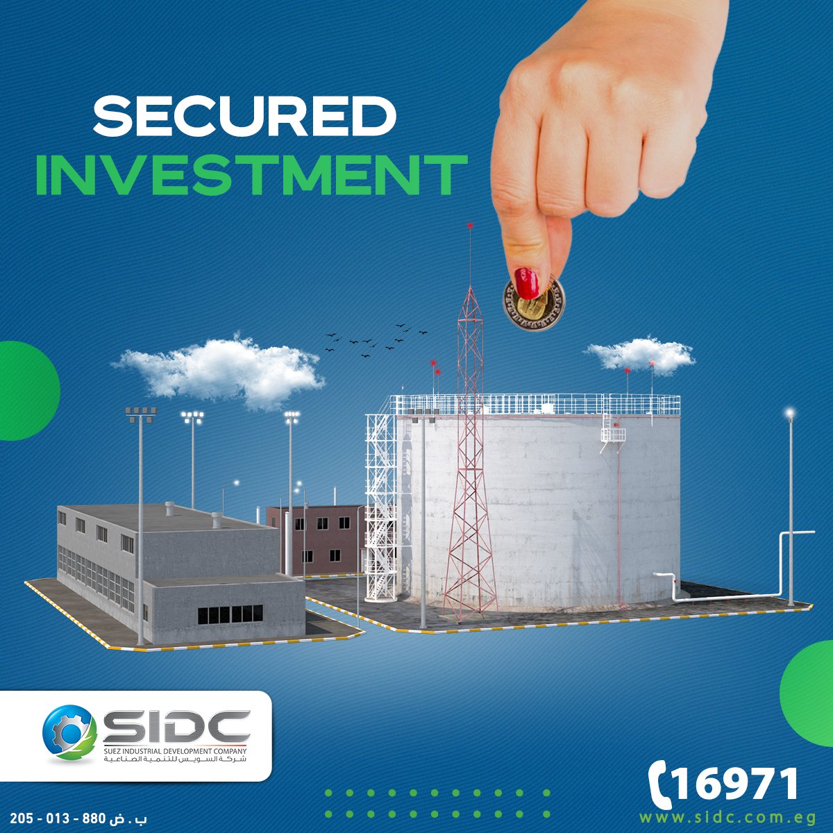 OrascomIPEgypt's tweet photo. Investing in SIDC is an investment that will last a lifetime.

For more information call 16971 or visit our website https://t.co/QQ04pGwoVm

#InvestInSIDC
#InvestInEgypt https://t.co/yeRnbMocVu