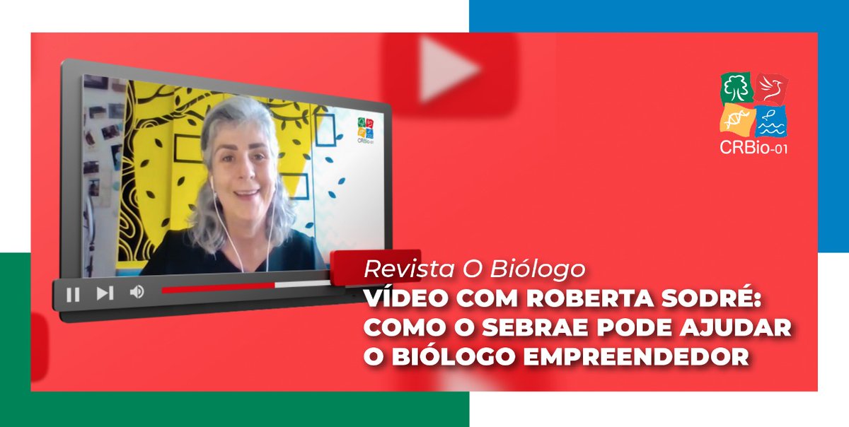 CRBio01's tweet photo. Assista na nova edição da revista O Biólogo, do #CRBio01, ao vídeo com Roberta Sodré, consultora do #Sebrae São Paulo. Ela ministrou em outubro duas oficinas online para Biólogos, como parte do acordo de cooperação entre o #CRBio01 e o Sebrae.
https://t.co/IYhEbT5M9Y https://t.co/aSbPlyhoiz