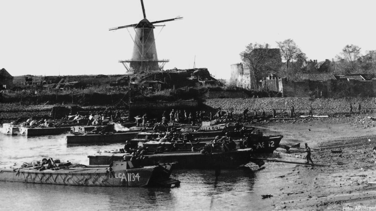 Novembre 1944, débarquement sur Flessingue, au Pays Bas. Troisième et dernière importante opération mené par le Commando Kieffer