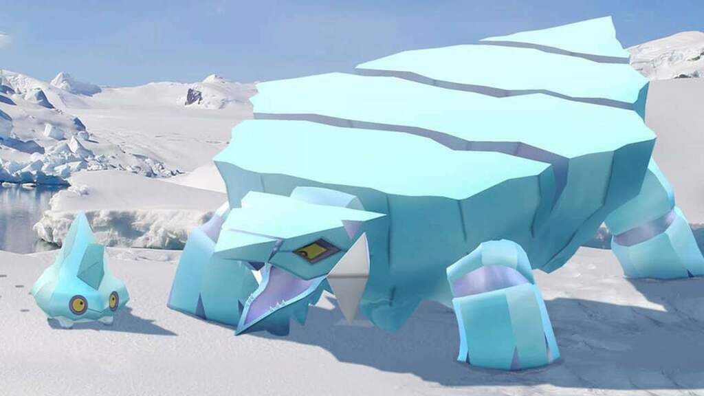 teampokemongo's tweet photo. Shiny Pokemon GO Christmas 2021: Bergmite to Avalugg! https://t.co/yXCGjzO36p #PokemonGO https://t.co/3EgbpNbP2Z