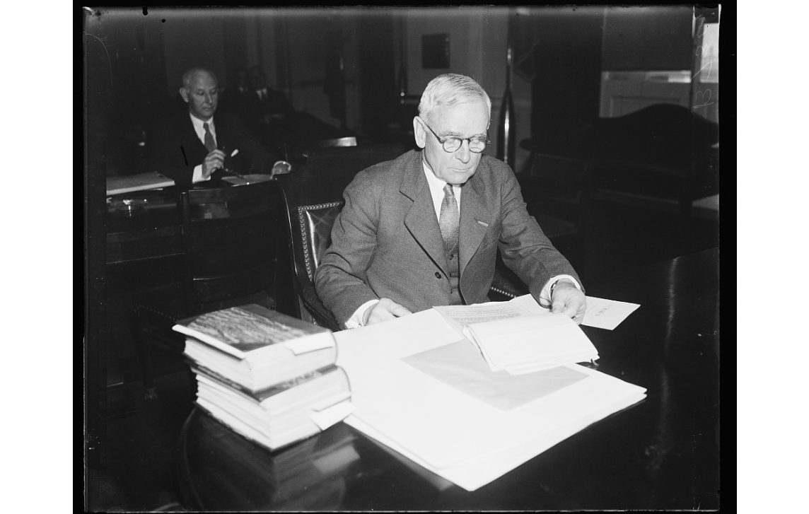 WHAT DO YOU THINK? This glass negative from the Library of Congress is titled 'HarryTruman?' What do you think - is it Harry? #citizenarchivist #WildAboutHarry