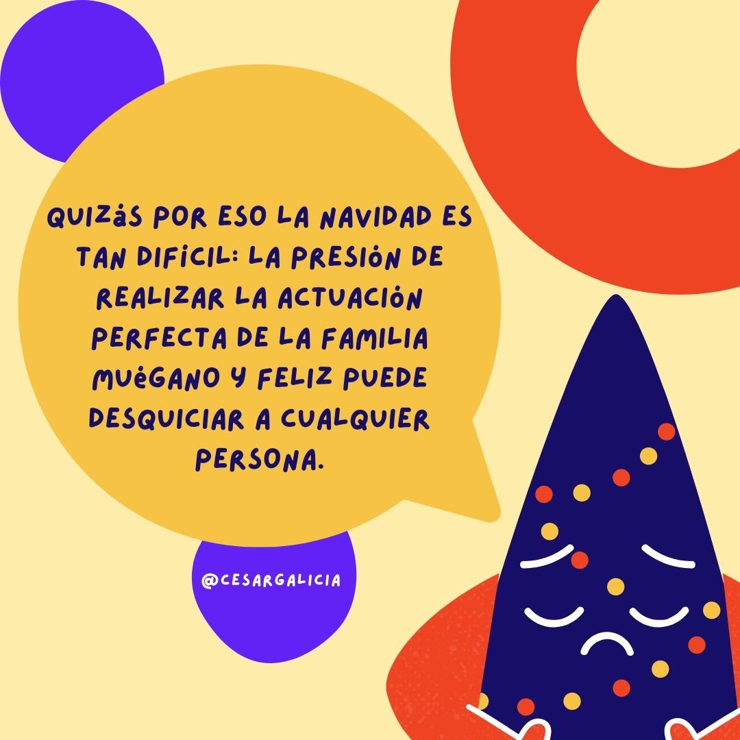 cesargalicia_'s tweet photo. Si tú no disfrutas la navidad, si estas fechas te producen más angustia que alegría, si ya te urge que acabe el año e inicie el siguiente para regresar a tu rutina y cotidianidad, te abrazo mucho.

Sólo es una fecha más. Ya la has atravesado antes, lo harás otra vez.

Va a pasar. https://t.co/RkJOTUXhWm