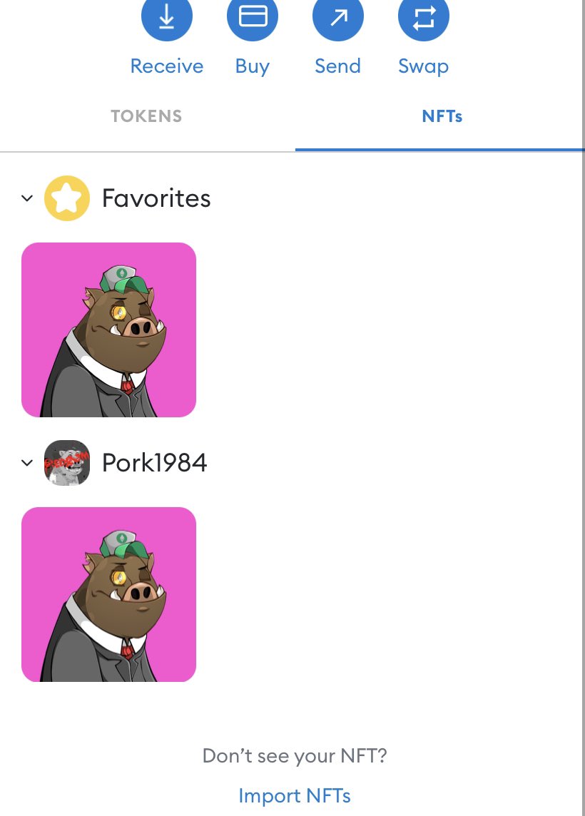 CycleProtocol's tweet photo. Wowowowowow!! How fucking amazing is this!!!! My 1st #NFT! 😁 🐗 Queen @pork_1st ..You Are 🔥 Thank You! 🙏 #Pork1984 thank you @Whitecapps1 for spreading the love!!! I love the ether incorporation how fitting!! #NFT #NFTCommunity #nftcollector #NFTdrop #NFTGiveaways #NFTLAUNCH https://t.co/cwh4tSgyvI