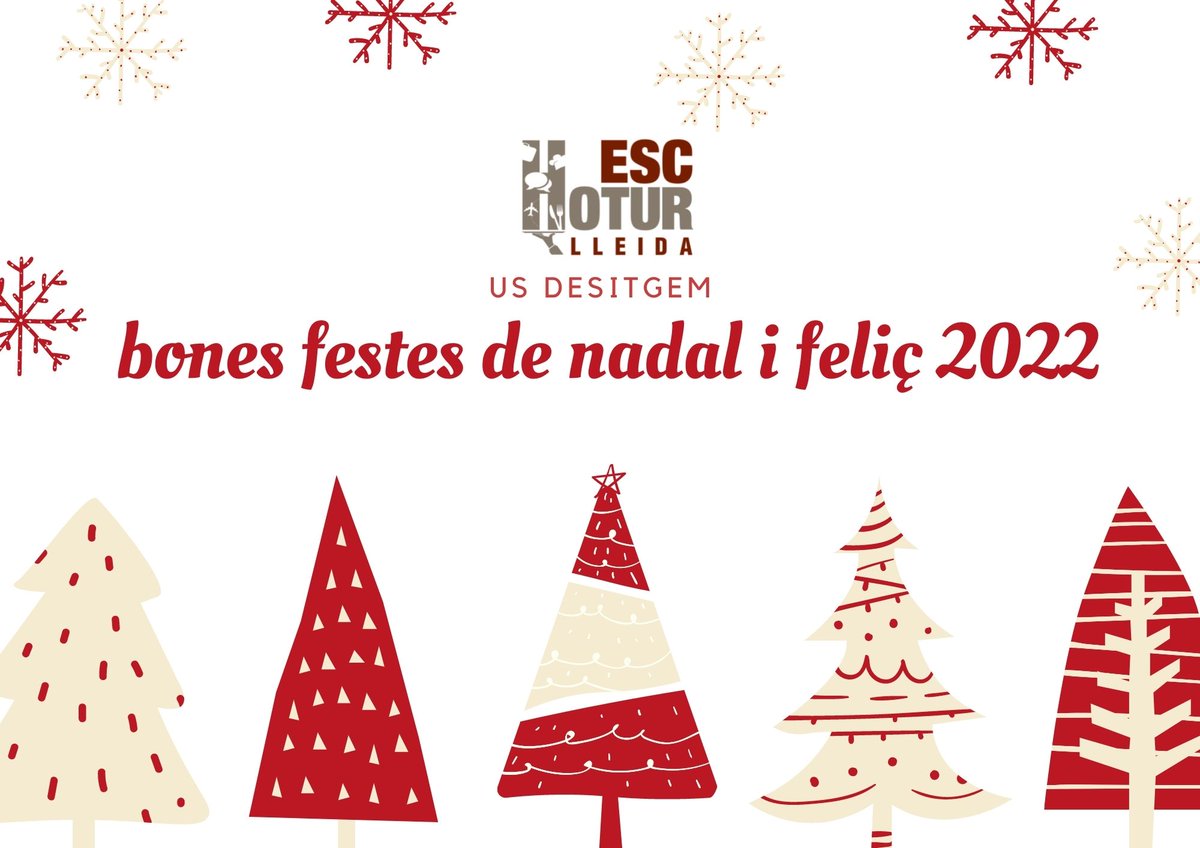 Amb els millors desitjos de tota la comunitat educativa de l'Escola d'Hoteleria i Turisme de Lleida.❤️