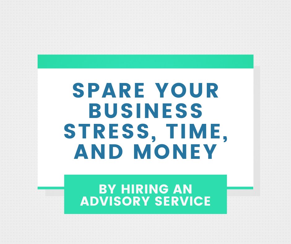 Let’s face it; you're busy. You’re having to make more costly decisions. Hiring new people?  Training them? While a business advisory service may be a bigger upfront investment, we are not full-time employees, which saves your business money in the long run!