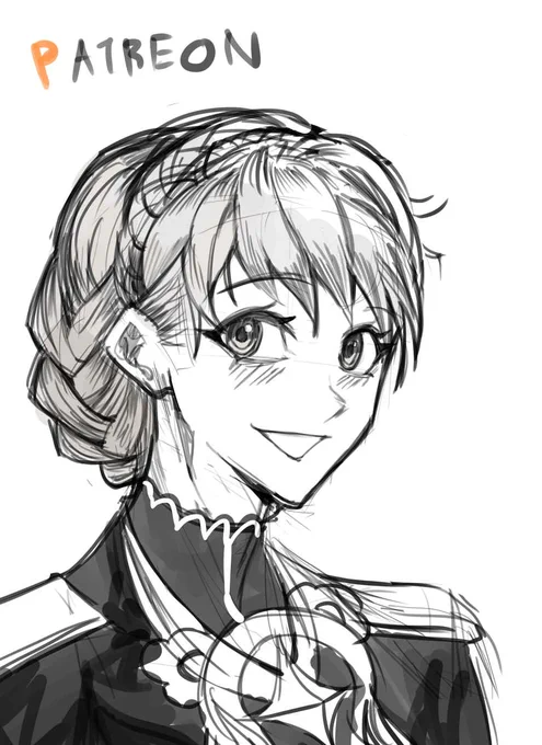 This month Patreon sketches, thank you for your support!

--Happy Marianne (FE3H)
--Acheron (FE3H)
--Weather Report (JoJo)
--Angelica (Mobuseka) 