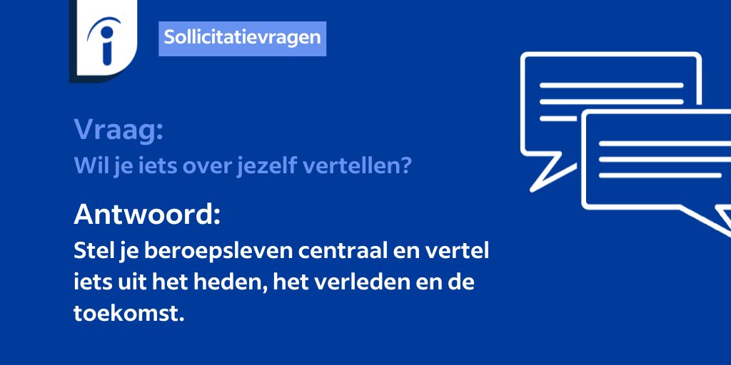 Wil je iets over jezelf vertellen? Krijg jij ook last van paniek bij de vraag en weet je niet goed wat je moet antwoorden? Je antwoord moet bestaan uit: iets over jezelf, je verleden en je toekomstplannen. Lees hier het perfecte antwoord: indeedhi.re/3Jb2DtH