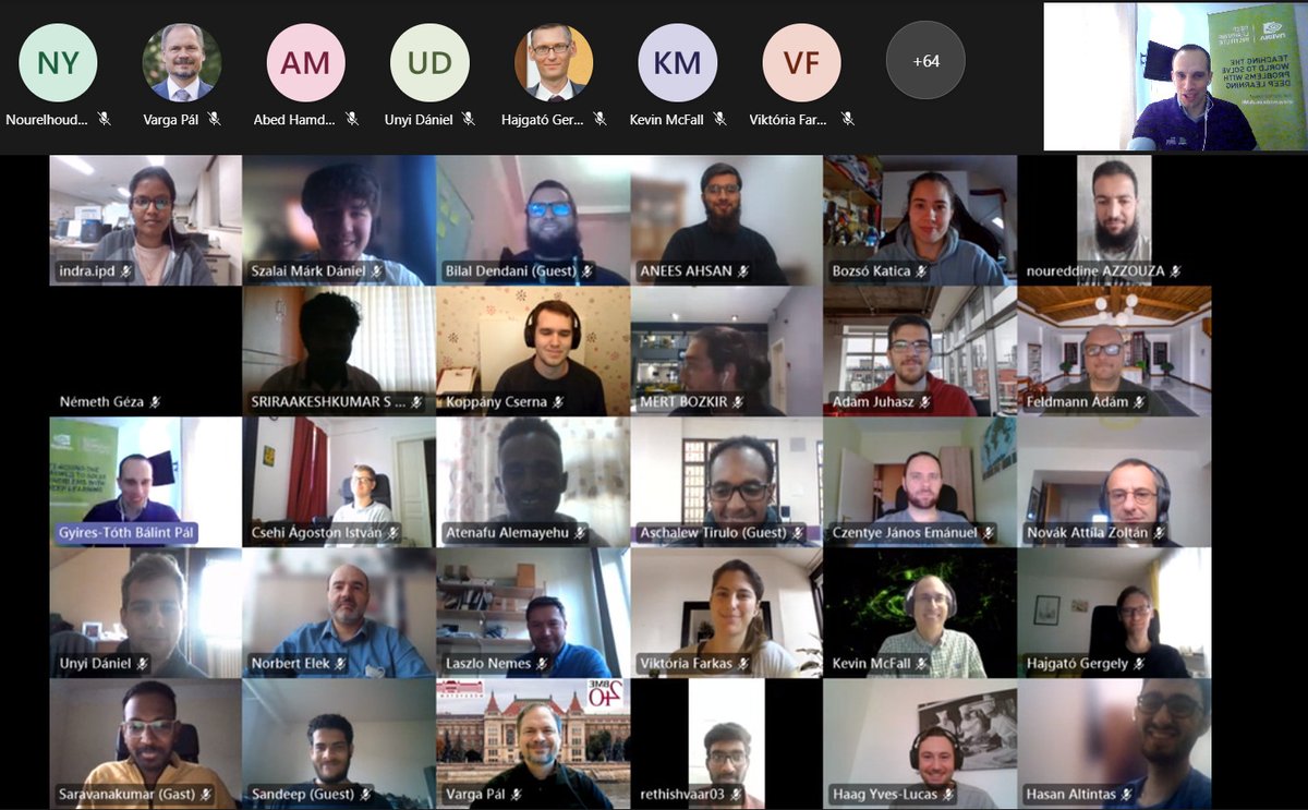 Last week we held an NVIDIA Deep Learning Institute full-day workshop on Building Transformer-Based Natural Language Processing Applications. We had over 70 participants from the EMEA region.
Thanks for the organizers, TAs and the participants! See you in the next workshop!